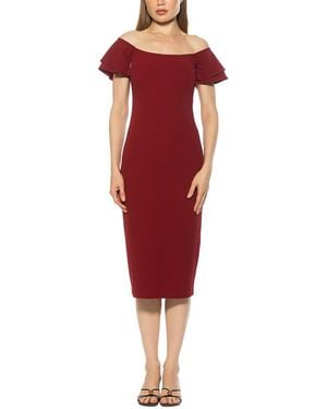 Alexia Admor Winston Sheath Dress - Red