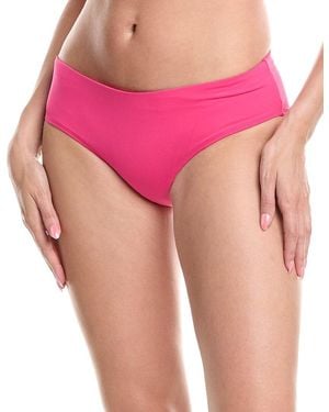 Sea Level Essentials Mid Bikini Bottom - Pink