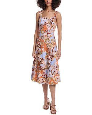 tyler boe Ginny Midi Dress - Red