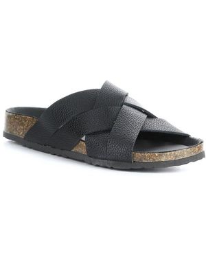 Bos. & Co. Mattie Leather Sandal - Black