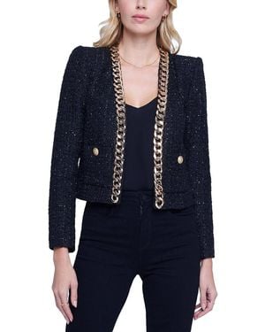 L'Agence Greta Chain Jacket - Blue