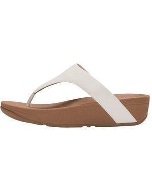 Fitflop Flowrise Toe Post Sandal - White