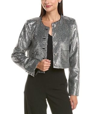Cinq À Sept Randi Sequin Jacket - Grey