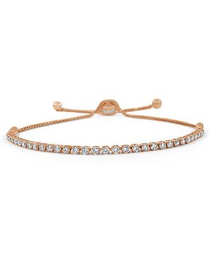 Sabrina Designs 14K Rose 1.19 Ct. Tw. Diamond Bolo Bracelet - White