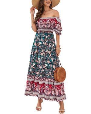 Emma way Maxi Dress - Blue