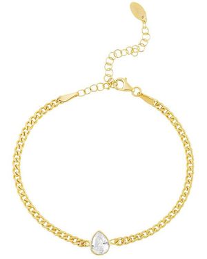 SHYMI 14K Plated Cz Bracelet - Metallic