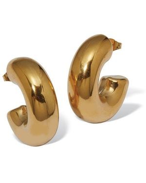 Palmbeach Jewelry Plated Stainless Steel Earring - Metallic
