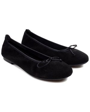 Menina Step Sofia Flat - Black