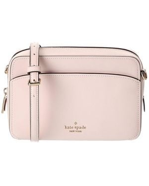 Kate Spade Lauryn Leather Camera Bag - Pink