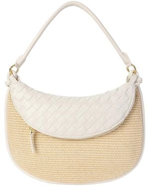 Tiffany & Fred Paris Leather Shoulder Bag - White