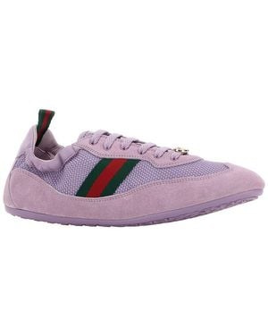 Gucci Suede Sneaker - Purple