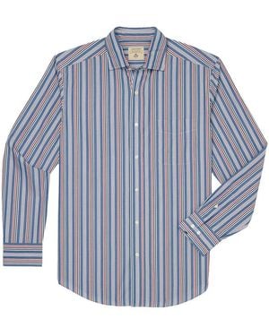 J.McLaughlin Club Woven Shirt - Blue