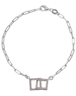 Meshmerise 18K Over 0.18 Ct. Tw. Diamond Bracelet - Metallic