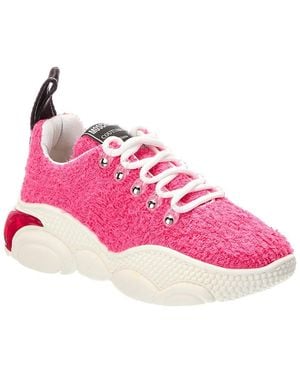 Moschino Logo Trainer - Pink
