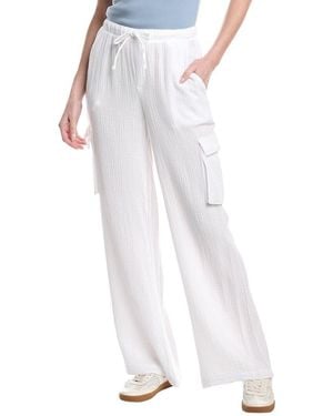 Splendid Cargo Gauze Pant - White