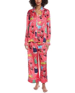 Karen Mabon 2Pc Pajama Set - Red