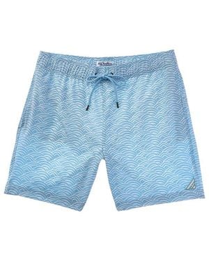 Mr. Swim Mr.Swim Sculpted Waves Swim Short - Blue