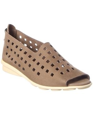 Arche Drick Leather Flat - Brown