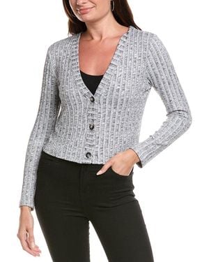 Michael Stars Ellis Cardigan Top - Grey
