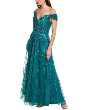 Issue New York Sequin Gown - Blue