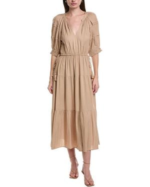 AREA STARS Side Tie Dress - Natural