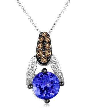 Le Vian Le Vian Blueberry Tanzanite 14K 1.42 Ct. Tw. Diamond & Tanzanite Pendant Necklace