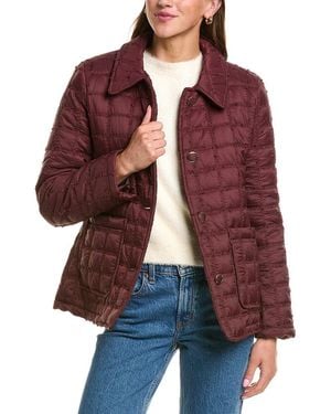 Cece Quilted Barn Jacket - Red