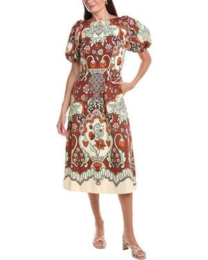 mestiza Pippa Midi Dress - White
