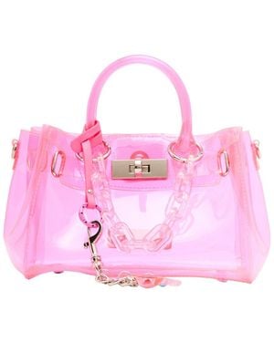 Steve Madden Mini Jelly Top Handle Satchel - Pink