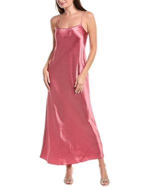 Vince Maxi Bias Slip Dress - Pink