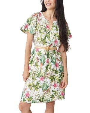J.McLaughlin Cordelia Linen Dress - Green