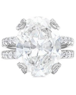 Diana M. Jewels Diana M. Fine Jewellery 18K 7.25 Ct. Tw. Lab-Grown Diamond Ring - White