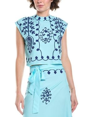 HL Affair Crop Top - Blue