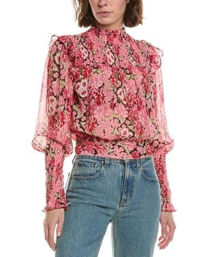 Bardot Remi Floral Blouse - Red