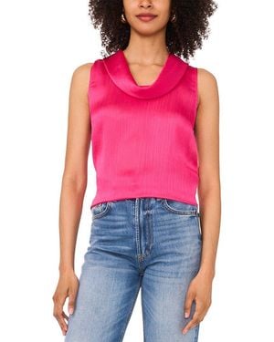 Vince Camuto Cowl Neck Blouse - Red