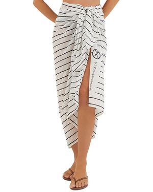 ViX Serpentine Sarong - White