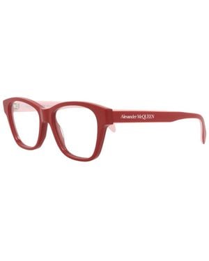McQueen Am0306O 52Mm Optical Frames - Red
