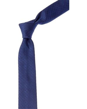 Givenchy All Over 4G Jacquard Silk Tie - Blue