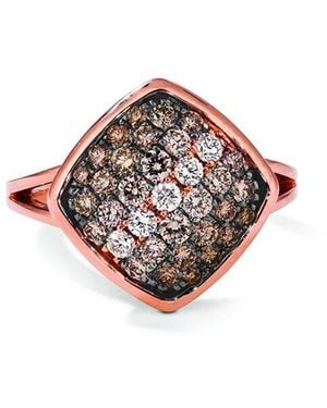 Le Vian Chocolate Ombre 14K Rose 1.03 Ct. Tw. Diamond Cocktail Ring - Pink