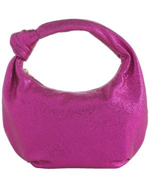 Shiraleah Chrissy Knotted Metallic Top - Purple