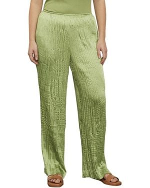 Vince Crushed Pull On Pant - Green