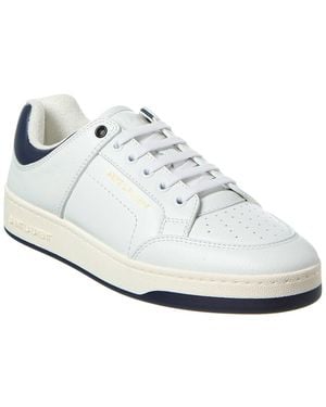 Saint Laurent Sl/61 Leather Sneaker - White