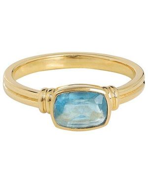 TIRAMISU 14K Plated 1.03 Ct. Tw. Fluorite Ring - White