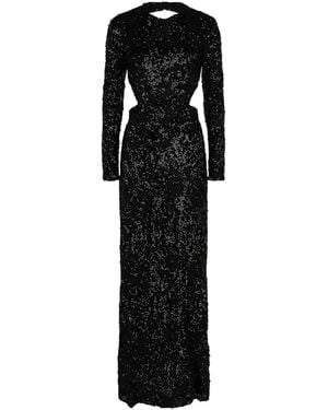 Givenchy Embroidered Sequin Gown - Black
