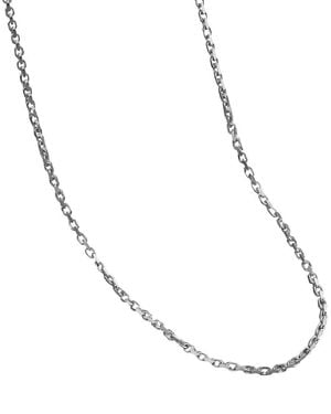 Karma and Luck Plated Chain Necklace - Metallic