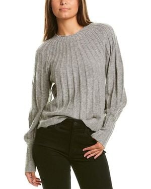 3.1 Phillip Lim Ribbed Wool & Cashmere-Blend Pullover - Gray