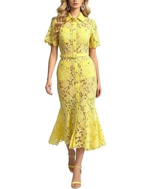 Kaimilan Midi Dress - Yellow