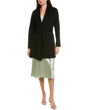 Sofiacashmere Sofiacashmere Doubleface Unlined Wool & Cashmere-Blend Coat - Black