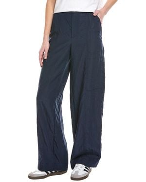 Vince Mid-Rise Fluid Utility Pant - Blue