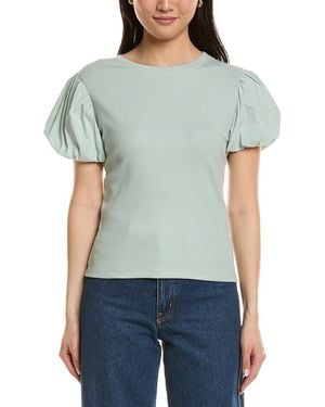 Truth Puff Sleeve Top - Green